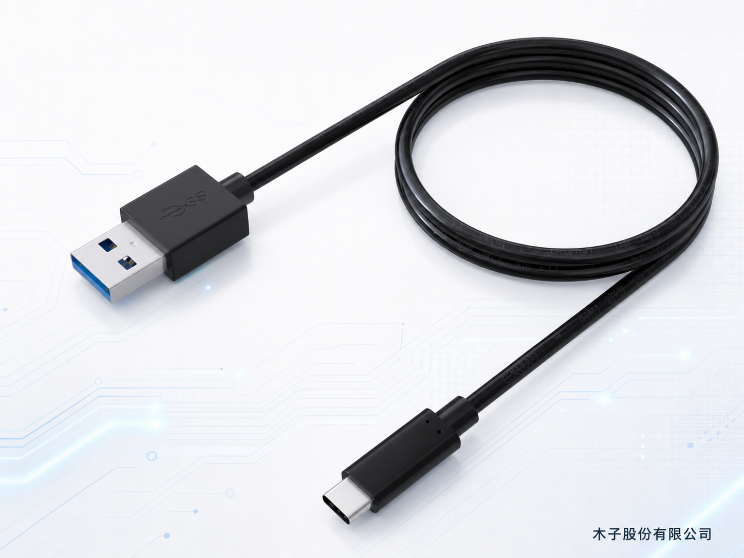 MSL USB-C to USB-A cable manufactured by a professional USB cable manufacturer